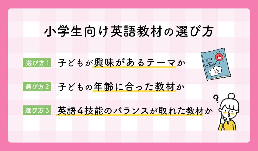 小学生向け英語教材の選び方