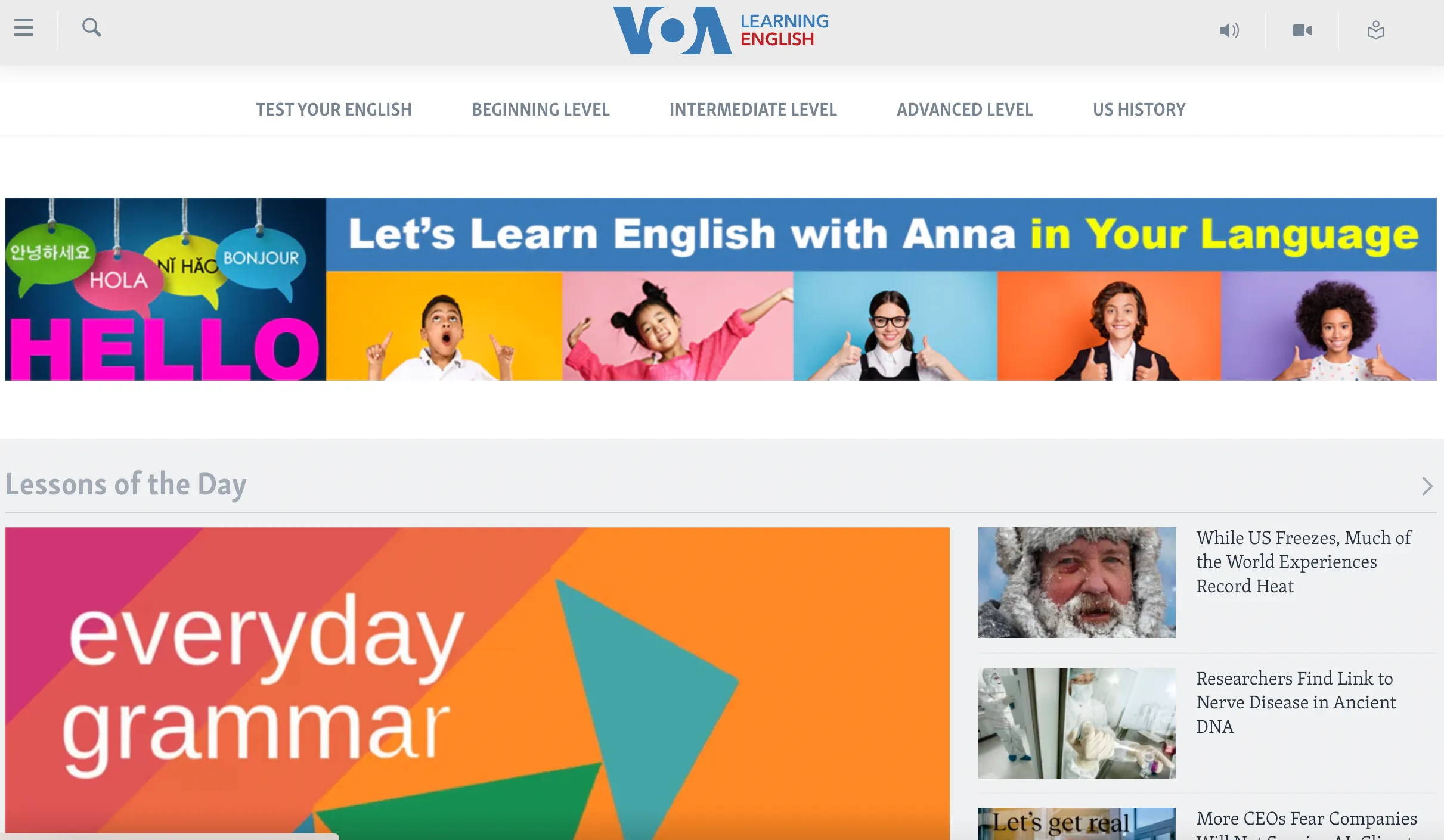 VOA Learning English